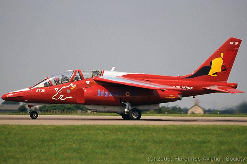 2002 AT-26 Alpha-Jet 003 AT-26 - On the runway at RAF Cottesmore during the Royal International Air Tattoo on 28 July 2001 (Gilles Denis)